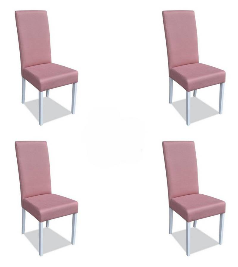 JVmoebel Küchenstuhl Holz Wohnzimmer Möbel Set Stuhl Elegant Rosa, Made in Europa von JVmoebel