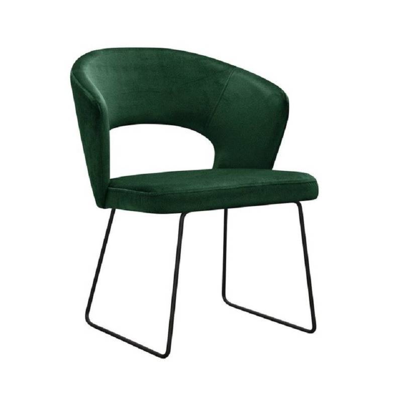 JVmoebel Esszimmerstuhl Moderne Lehnstühle Gruppe 8 Stuhl Set Grüne Polster, Made in Europa von JVmoebel