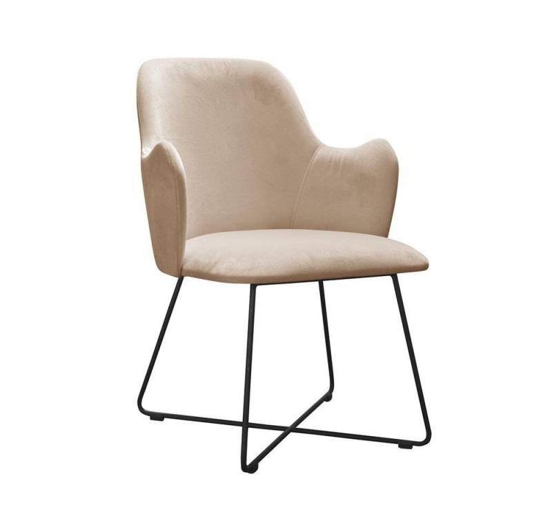 JVmoebel Stuhl Sessel 4x Lounge Sessel Polstersessel Stuhl Wohnzimmer, Made in Europa von JVmoebel