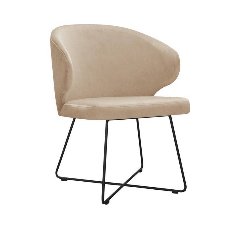 JVmoebel Esszimmerstuhl Sessel 4x Lounge Sessel Stuhl Wohnzimmer Club Gruppe, Made in Europa von JVmoebel