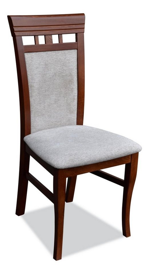 JVmoebel Esszimmerstuhl Sessel Stühle Esszimmer Rundsessel Club Lounge Landhaus Möbel Echtholz, Made in Europa von JVmoebel
