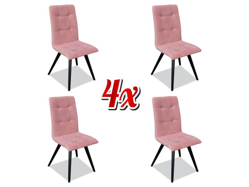 JVmoebel Esszimmerstuhl Set 4x Stühle Textil Polster Lehn Massiv Holz Esszimmer Sitz Möbel, Made in Europa JVmoebel Esszimmerstuhl Set 4x Stühle Textil Polster Lehn Massiv Holz Esszimmer Sitz Möbel, Made in Europa von JVmoebel
