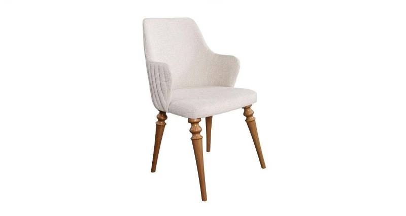 JVmoebel Stuhl, Stuhl Stühle Luxus Design Lehnstuhl Holz Polster Neu Modern Esszimmer von JVmoebel
