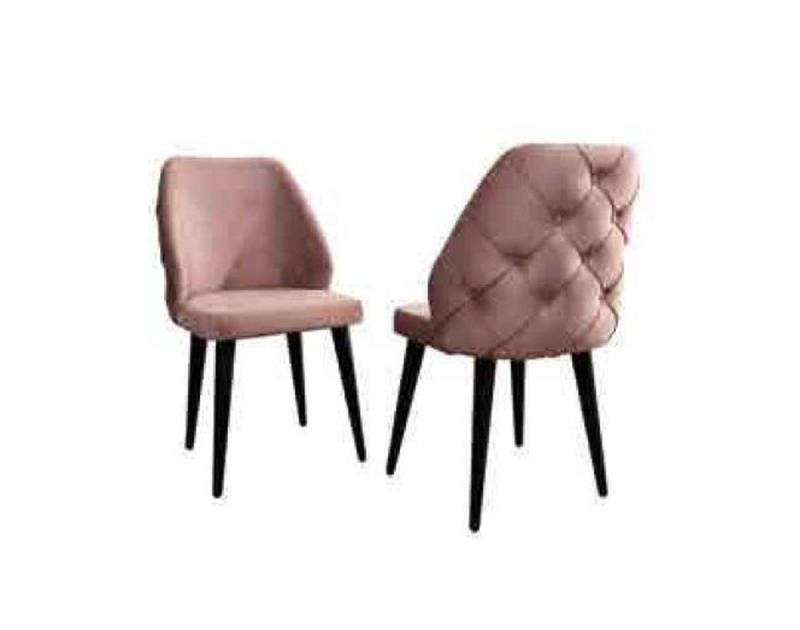 JVmoebel Stuhl Beiger Chesterfield-Stuhl mit gepolstertem Holz und schwarzen Füßen, Made in Europa JVmoebel Stuhl Beiger Chesterfield-Stuhl mit gepolstertem Holz und schwarzen Füßen, Made in Europa von JVmoebel