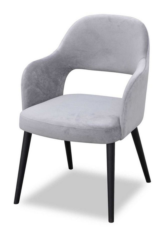 JVmoebel Stuhl Design Stuhl Lehnstuhl Polster Stühle Luxus Textil Sessel Esszimer Neu (1 St) von JVmoebel