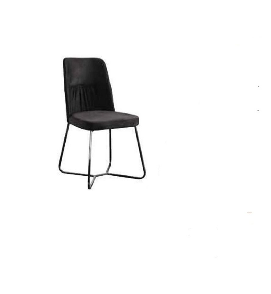 JVmoebel Stuhl Designer Ess Zimmer Stuhl Set Metall Sessel 1 Stühl Lounge Club (1 St), Made in Europa von JVmoebel