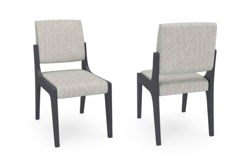 JVmoebel Stuhl Eleganter grauer Stuhl für das Esszimmer - modernes Designmöbel (1 St), Made in Europa von JVmoebel