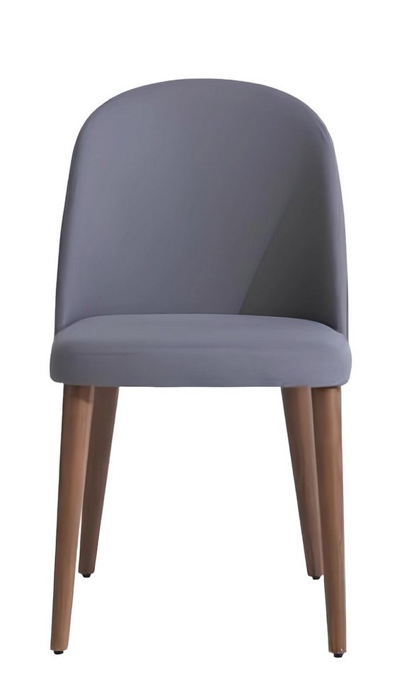 JVmoebel Stuhl Esszimmer Moderne Design Textil Blau Stuhl Armlehne Polsterstuhl Luxus (1 St), Made in Europa von JVmoebel