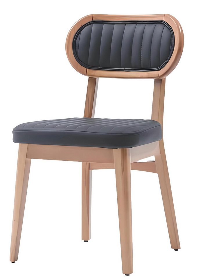 JVmoebel Esszimmerstuhl Esszimmer Moderne Design Textil Braun Lehnstuhl Polsterstuhl Luxus (1 St), Made in Europa von JVmoebel
