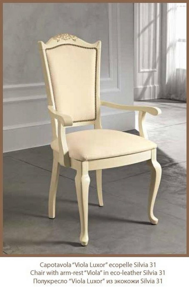 JVmoebel Stuhl Italienische Design Möbel für das Esszimmer im Art déco Stil, Made in Europa JVmoebel Stuhl Italienische Design Möbel für das Esszimmer im Art déco Stil, Made in Europa von JVmoebel
