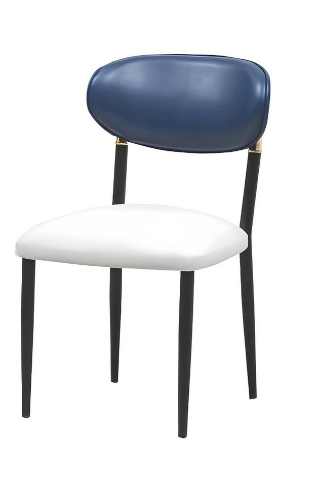 JVmoebel Esszimmerstuhl Lehnstuhl Stuhl Esszimmer Polsterstuhl Moderne Design Textil Weiß (1 St), Made in Europa von JVmoebel