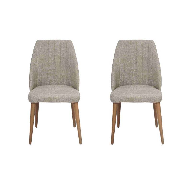 JVmoebel Esszimmerstuhl Luxuriöse graue Polsterstühle im modernen Design – 2 Stück, Made in Europa JVmoebel Esszimmerstuhl Luxuriöse graue Polsterstühle im modernen Design – 2 Stück, Made in Europa von JVmoebel
