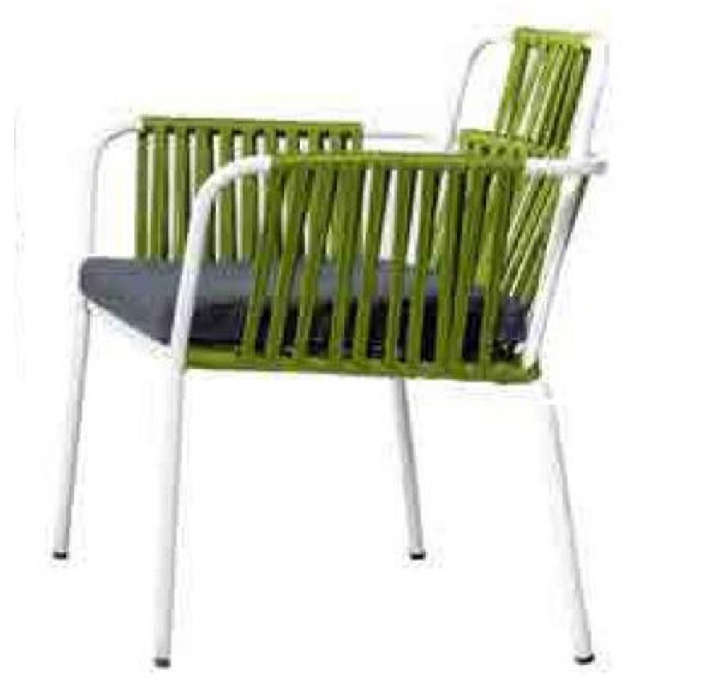 JVmoebel Stuhl Originalstuhl helle Farbe auf weißen Beinen Edelstahleinem weichen, Made In Europe von JVmoebel
