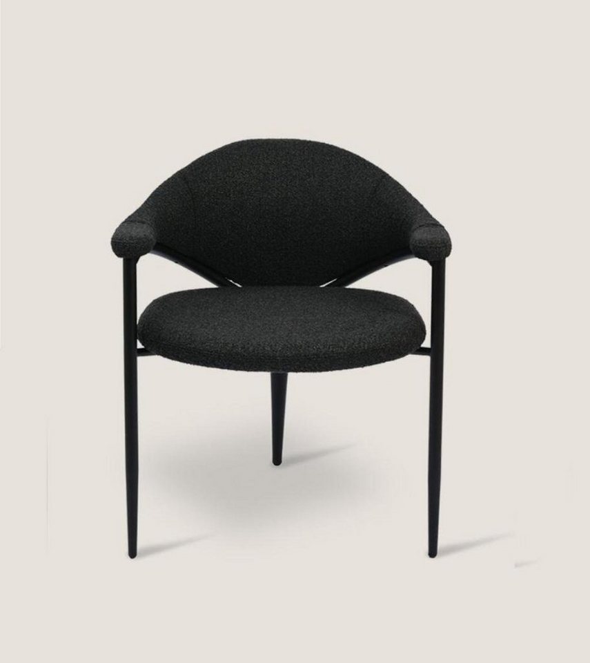 JVmoebel Stuhl Schwarzer Designer Stuhl Esszimmer Einsitzer Moderne Einrichtung (1 St), Made in Europa von JVmoebel