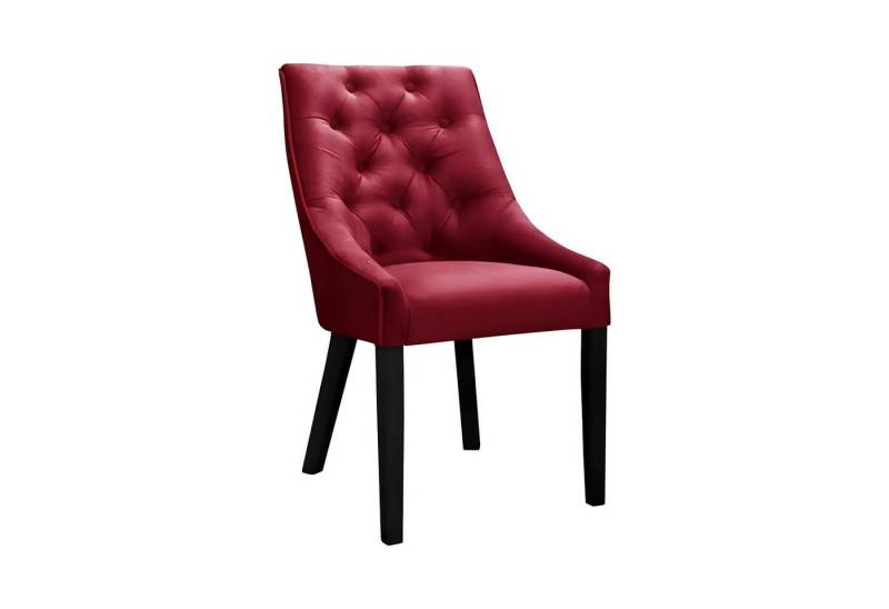 JVmoebel Stuhl Sessel Stuhl 1x Esszimmer Textil Chesterfield Polsterstuhl Sofort (1 St), Made in Europa von JVmoebel