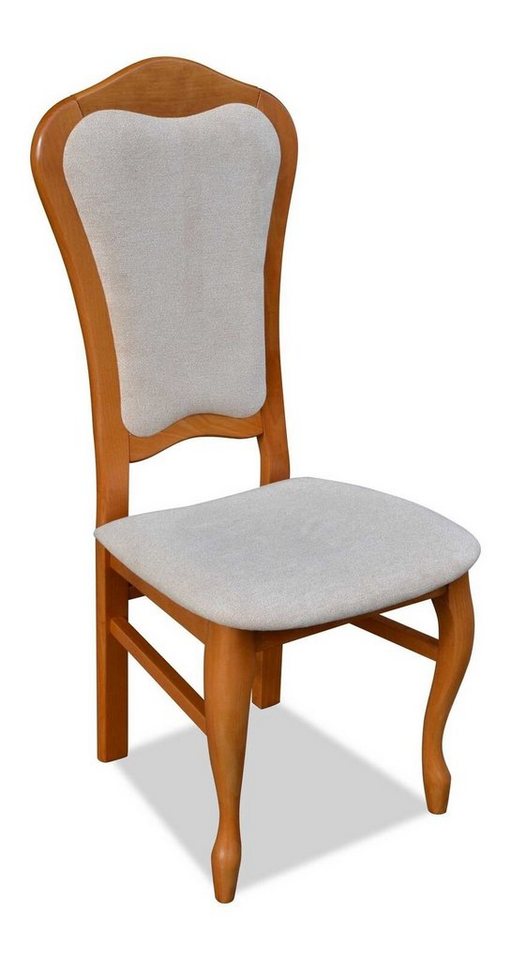 JVmoebel Stuhl Stuhl 1 Sitzer Sessel Holz Luxus Möbel Design Lehnstuhl Holz Esszimmer (1 St) von JVmoebel