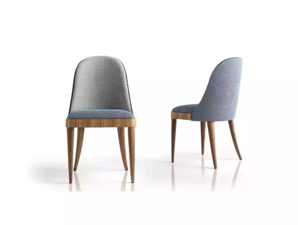 JVmoebel Stuhl Stuhl Esszimmerstuhl Modern Küchenstuhl Wohnzimmer neu blau, Made in Italy von JVmoebel