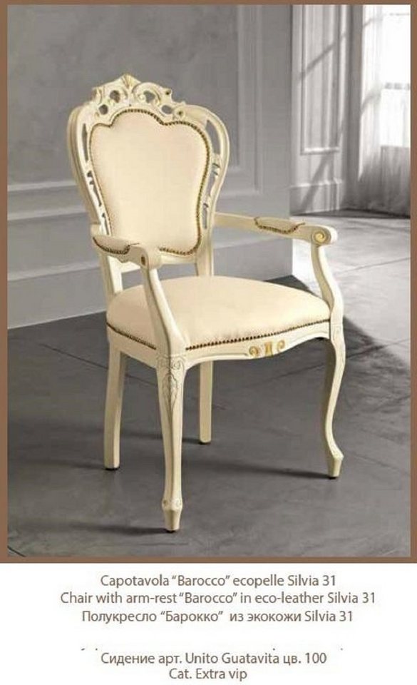 JVmoebel Stuhl Stuhl Esszimmerstuhl Möbel Holz Klassischer Luxus Design Lehnstuhl Neu von JVmoebel