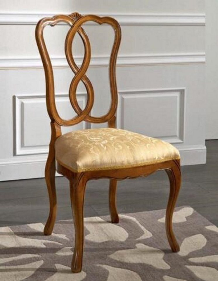 JVmoebel Stuhl Stuhl Holz Italienische Möbel Esszimmer Stühle Luxus Design Lehnstuhl von JVmoebel