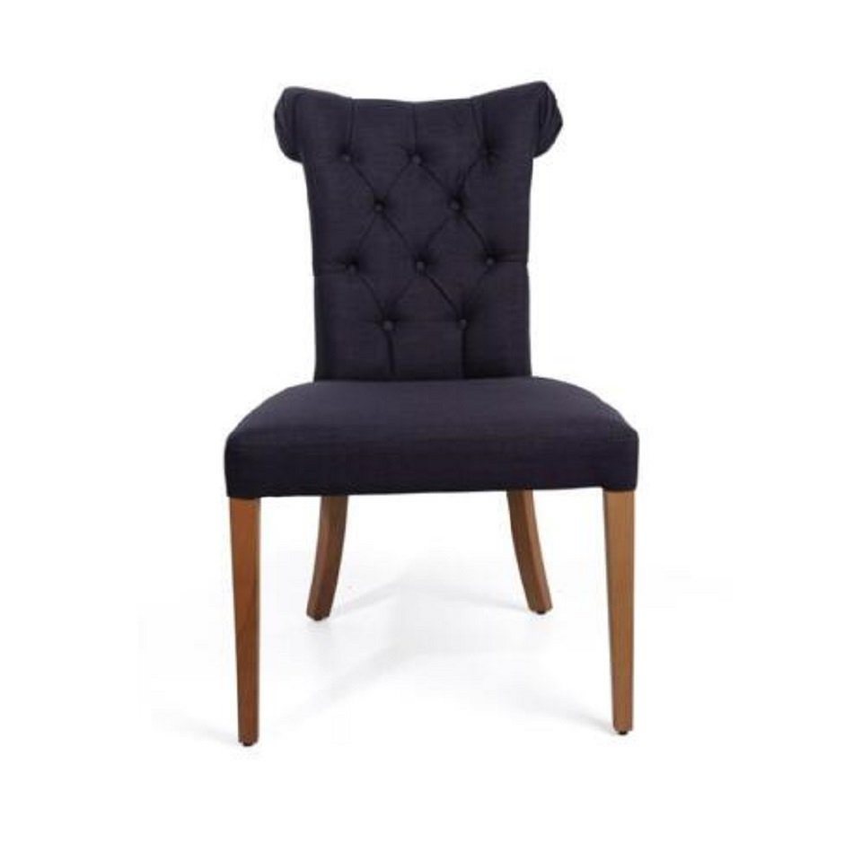 JVmoebel Stuhl Stuhl Luxus Stoff Massivholz Design Stühle Lehnstuhl Polster Art Deco von JVmoebel