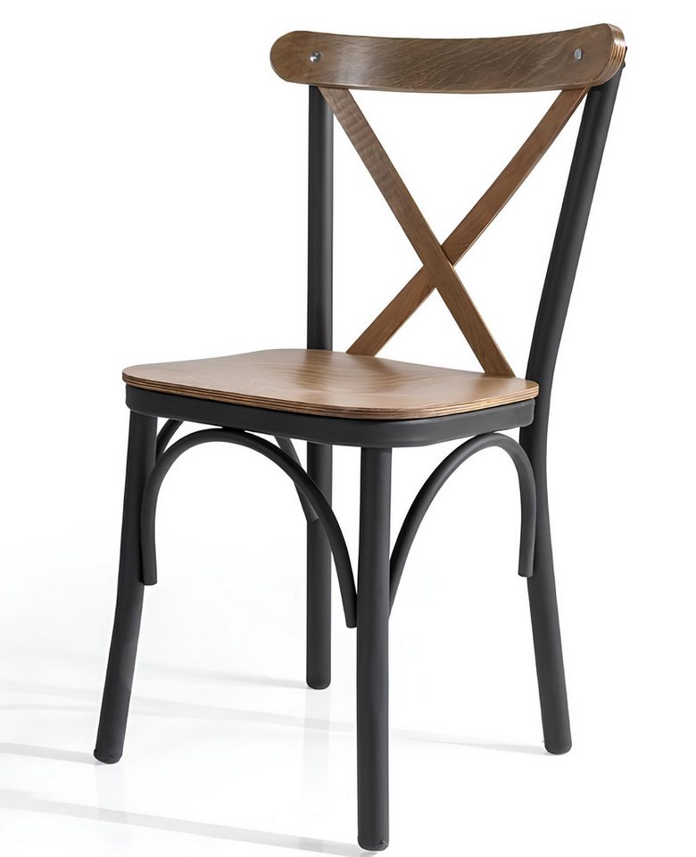 JVmoebel Holzstuhl Stuhl für Küche Essstuhl Holzstuhl Esszimmerstuhl mit Rückenlehne (1 St), Made in Europa von JVmoebel