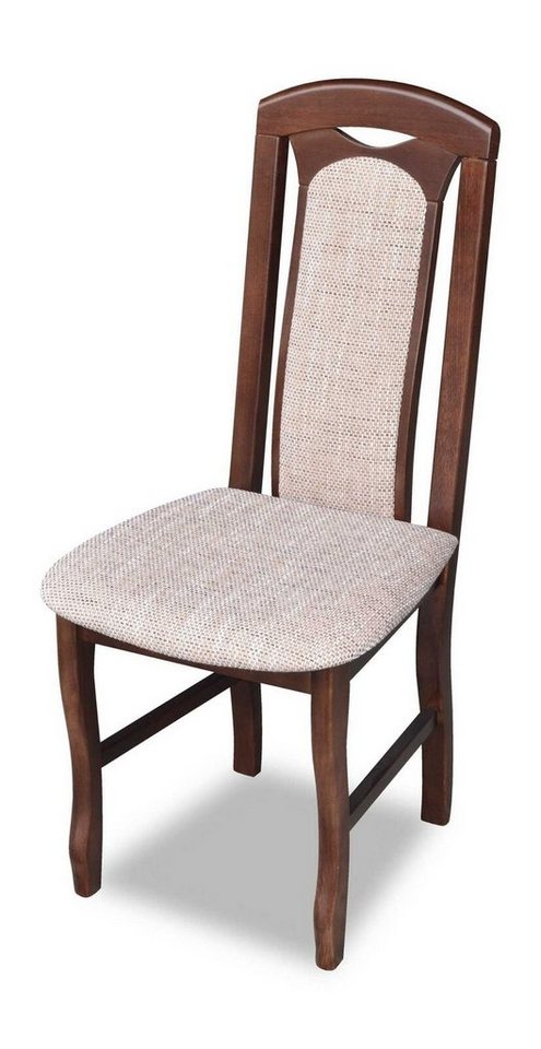 JVmoebel Stuhl Stuhl ohne Armlehne Esszimmerstuhl Holz Stoff Esszimmer Design Sessel (1 St) von JVmoebel