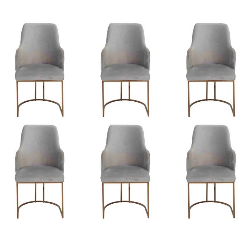 JVmoebel Stuhl Stylische moderne Küchen- und Esszimmerstühle in Grau, Made in Europa JVmoebel Stuhl Stylische moderne Küchen- und Esszimmerstühle in Grau, Made in Europa von JVmoebel
