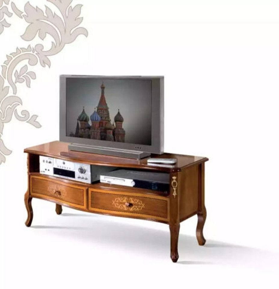 JVmoebel TV-Schrank Klassischer TV-Schrank Wohnzimmer Möbel Braun Holz Design Neu (1-St., TV-Schrank) Made in Europe von JVmoebel