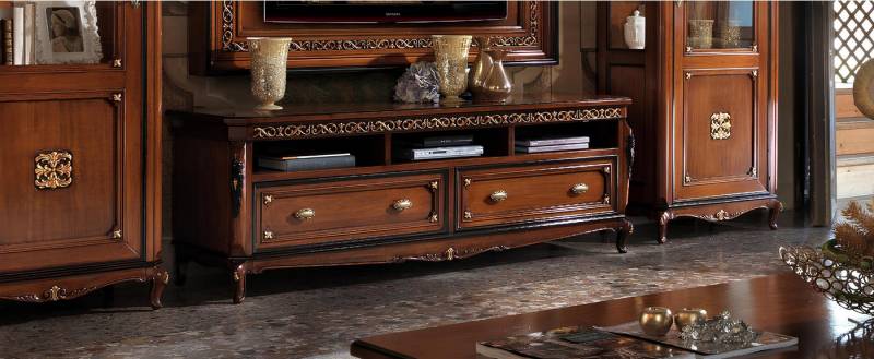 JVmoebel TV-Schrank Klassisches Sideboard für das Wohnzimmer – Kommode im Retro-Stil Made in Europa von JVmoebel