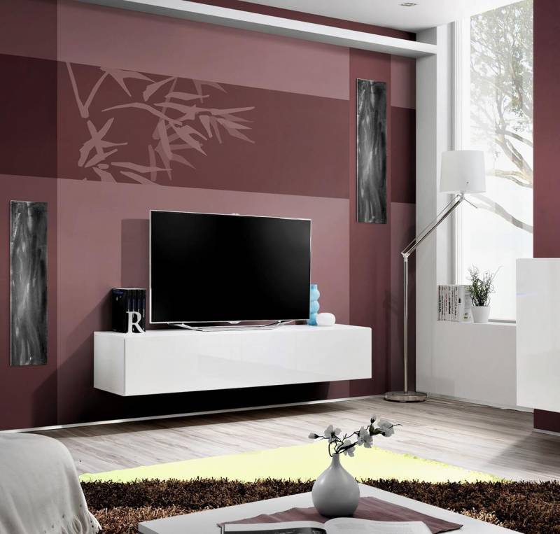 JVmoebel TV-Wand Holz Lowboard TV Ständer für modernes Designer-Wohnzimmer, Made in Europa JVmoebel TV-Wand Holz Lowboard TV Ständer für modernes Designer-Wohnzimmer, Made in Europa von JVmoebel