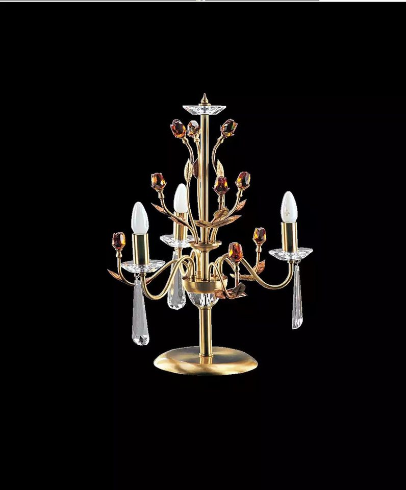 JVmoebel Tischleuchte Goldene Kristall Tischlampe Luxus Leuchten Lichtkronenleuchter Sofort, Made in Europa JVmoebel Tischleuchte Goldene Kristall Tischlampe Luxus Leuchten Lichtkronenleuchter Sofort, Made in Europa von JVmoebel