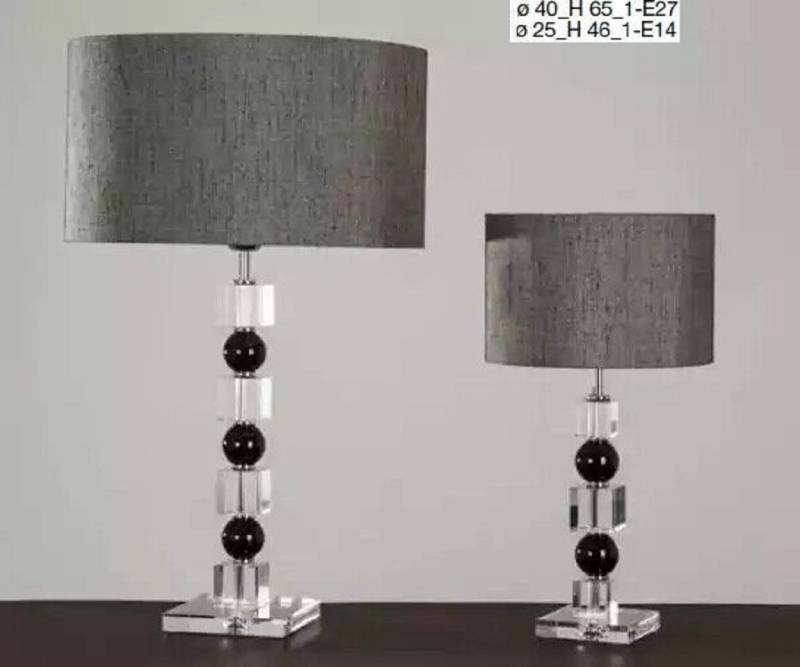 JVmoebel Tischleuchte Klassische Tischlampe Grau Tischlampe luxuriöse Lampe, Leuchtmittel wechselbar, Made in Europa von JVmoebel
