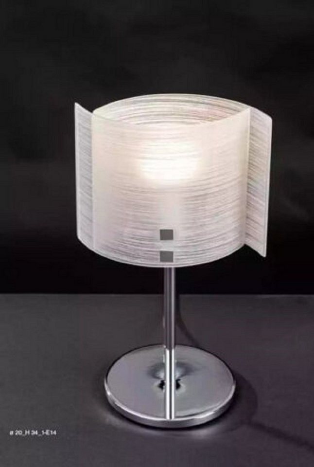 JVmoebel Tischleuchte Moderne Weiße Tischlampe Luxus Beleuchtungslampe Stilvoll, Leuchtmittel wechselbar, Made in Europa von JVmoebel