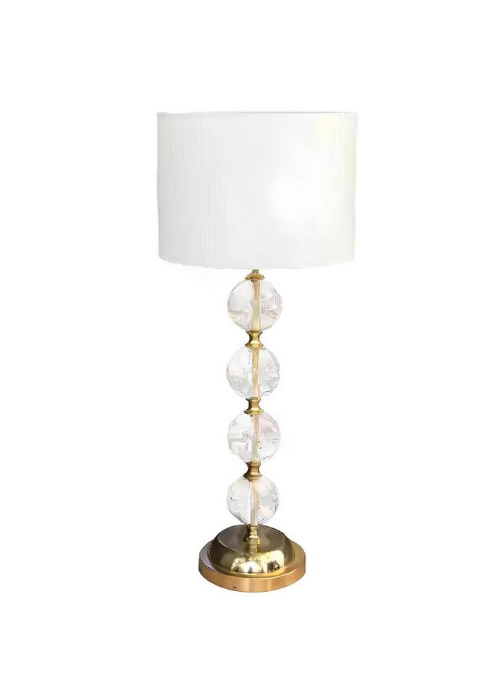 JVmoebel Tischleuchte Modernn Tischleuchte Tischlampe Lampe Gold Lampen Tisch Kristall, Keine Funktionen, Leuchtmittel wechselbar, Made in Europa von JVmoebel