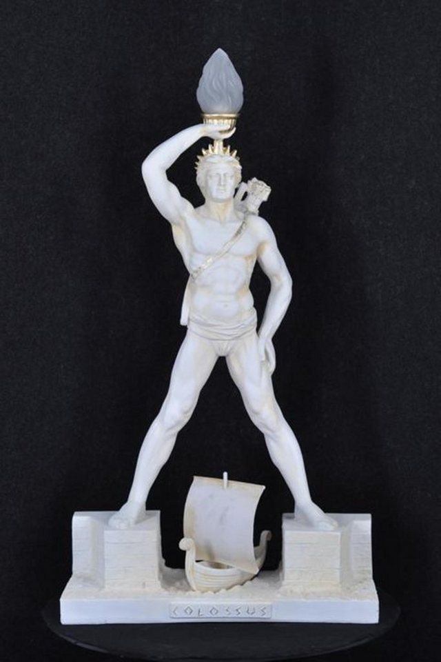 JVmoebel Tischleuchte Stehleuchte Lampe Leuchte Antik Statue Figur Skulptur Statuen KOLOSS, Made in Europa von JVmoebel