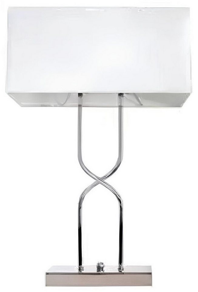 JVmoebel Tischleuchte Weiß Tischlampe Tischleuchte Lampe Modern Lampen Tisch Metall, Keine Funktionen, Leuchtmittel wechselbar, Made in Europa von JVmoebel