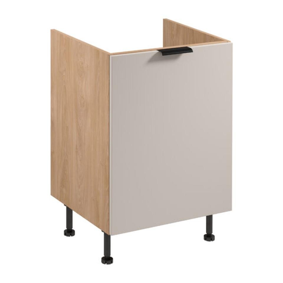 JVmoebel Unterschrank Beige Bodenunterschrank aus Holz – Küchenschrank Einzelschrank (1-St) Made in Europe von JVmoebel