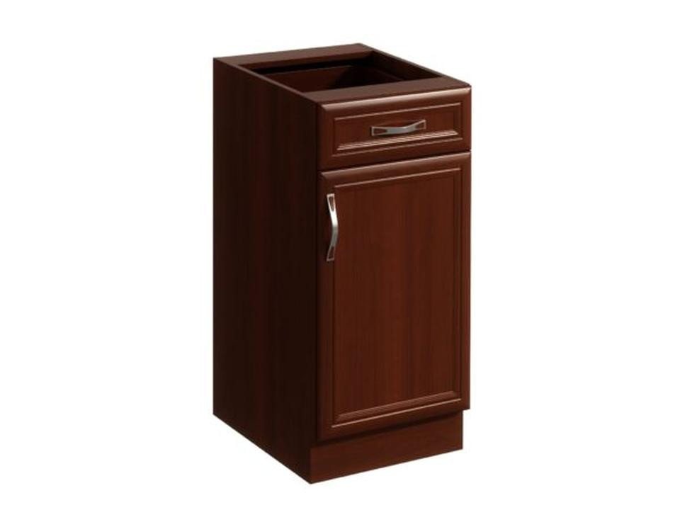 JVmoebel Unterschrank Küchenunterschrank Holz Braun mit Schublade und Regal (1-St) Made in Europe von JVmoebel
