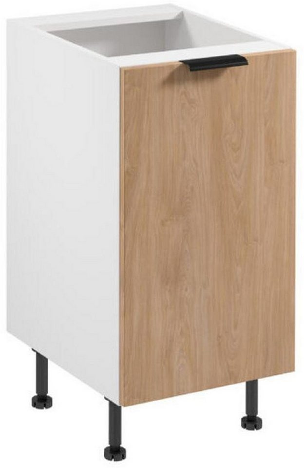 JVmoebel Unterschrank Unterer Küchenschrank Weiß-Beige Holz Unterschrank Küchenzeile (1-St., Unterschrank) Made in Europe von JVmoebel
