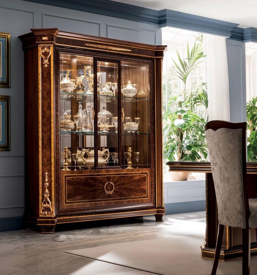 JVmoebel Vitrine Bücherschrank Vitrine Schrank Kommode Sideboard Barock Rokoko von JVmoebel