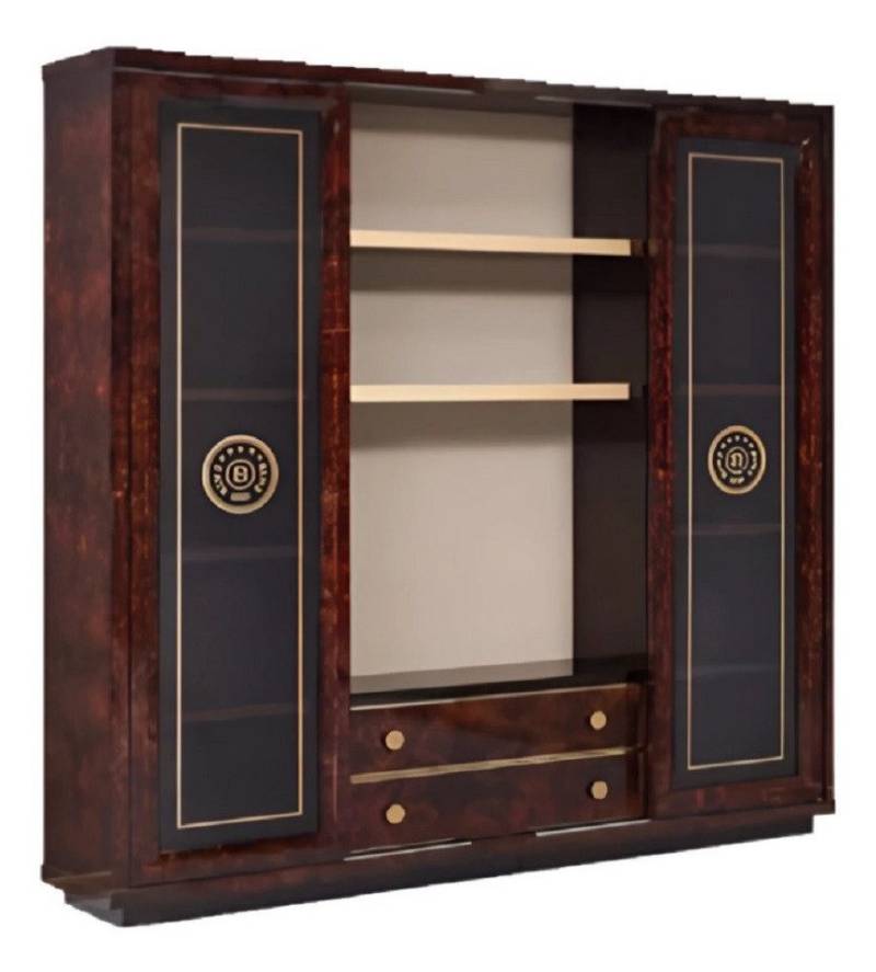 JVmoebel Vitrine Design Schrank Bücherschrank Vitrine Aktenregal Office Einrichtung (Schrank) Made in Europa von JVmoebel