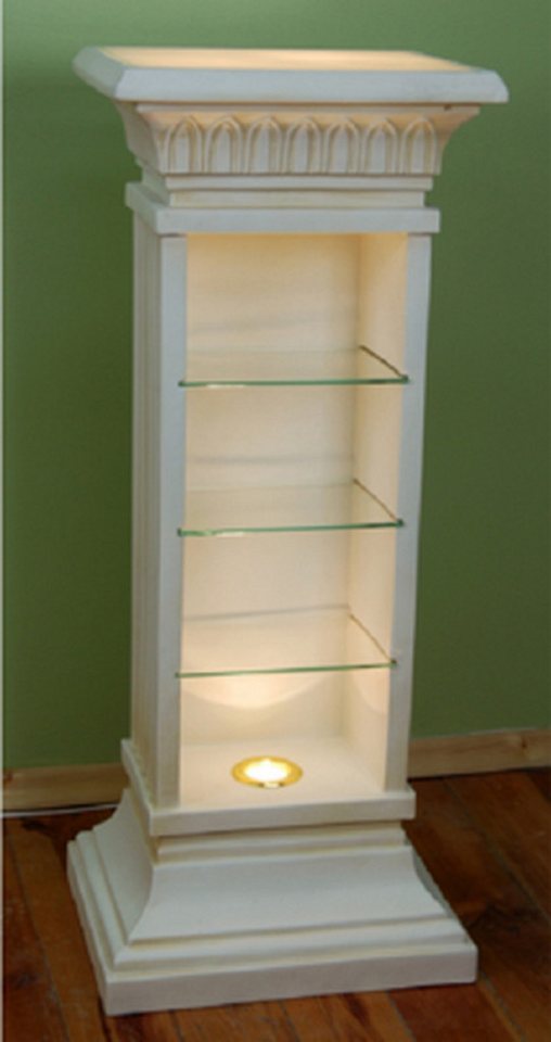 JVmoebel Vitrine Design Vitrine Regal Glas Säule Vitrinen Regale CD Schrank Lampe Made in Europa JVmoebel Vitrine Design Vitrine Regal Glas Säule Vitrinen Regale CD Schrank Lampe Made in Europa von JVmoebel