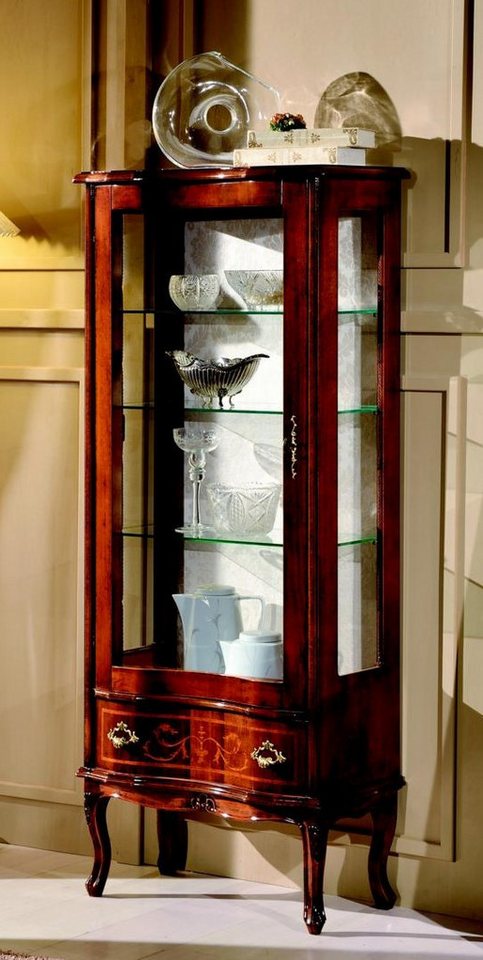 JVmoebel Vitrine Designer Luxus Holz Vitrine Anrichten Italienische Möbel Echtes Holz Made in Europa von JVmoebel