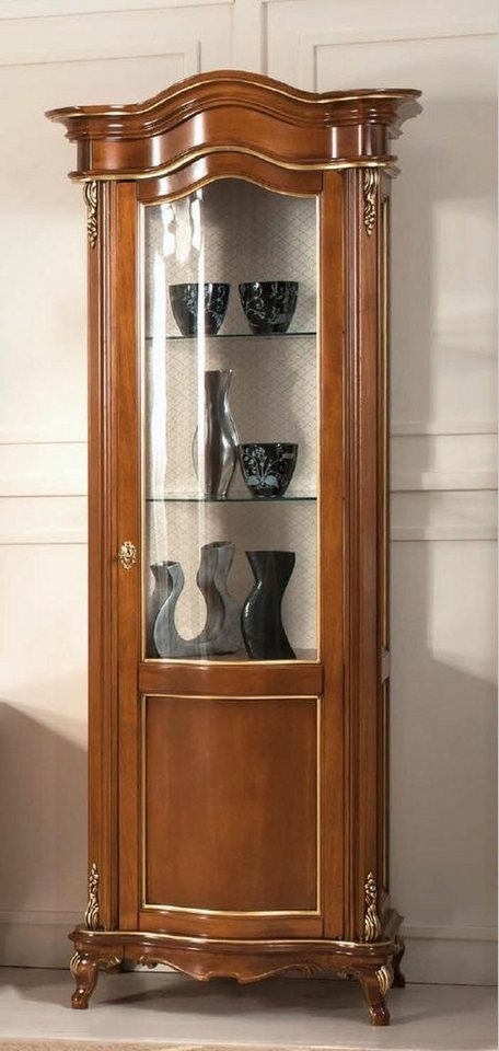 JVmoebel Vitrine Eleganter Glasschrank aus Holz - Vitrine für das Wohnzimmer Made in Europa JVmoebel Vitrine Eleganter Glasschrank aus Holz - Vitrine für das Wohnzimmer Made in Europa von JVmoebel