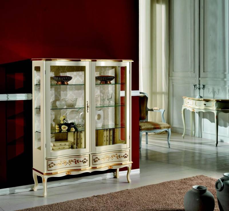 JVmoebel Vitrine Eleganter Holz Vitrinenschrank – Italienische Anrichte Möbel Made in Europa JVmoebel Vitrine Eleganter Holz Vitrinenschrank – Italienische Anrichte Möbel Made in Europa von JVmoebel