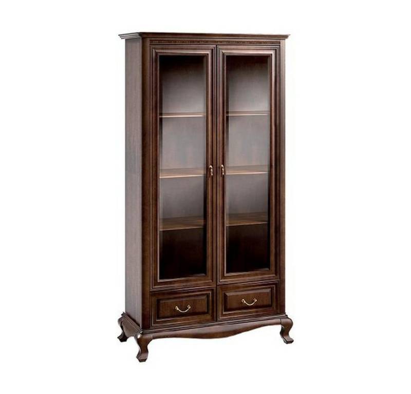 JVmoebel Vitrine Eleganter Vitrinenschrank aus Glas für das Wohnzimmer in Braun Made in Europa JVmoebel Vitrine Eleganter Vitrinenschrank aus Glas für das Wohnzimmer in Braun Made in Europa von JVmoebel