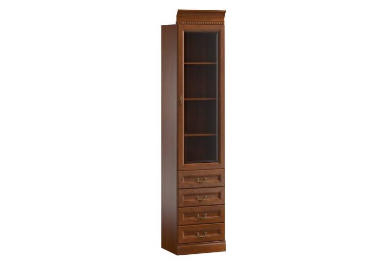 JVmoebel Vitrine Klassische Bar Schrank Sammlerschrank Bücherschrank Glasschrank Braun Made in Europa von JVmoebel