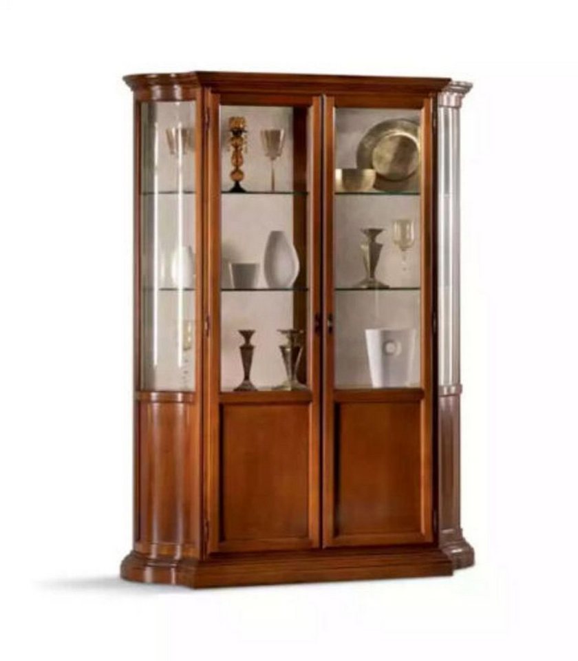 JVmoebel Vitrine Luxus Vitrine Wohnzimmer Möbel Schrank Glas Designer Anrichte (1-St., Vitrine) Made in Europa von JVmoebel