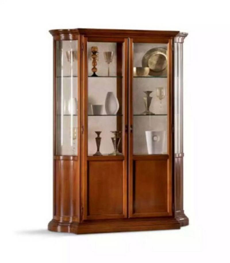 JVmoebel Vitrine Luxus Vitrine Wohnzimmer Möbel Schrank Glas Designer Anrichte (1-St., Vitrine) Made in Europa von JVmoebel