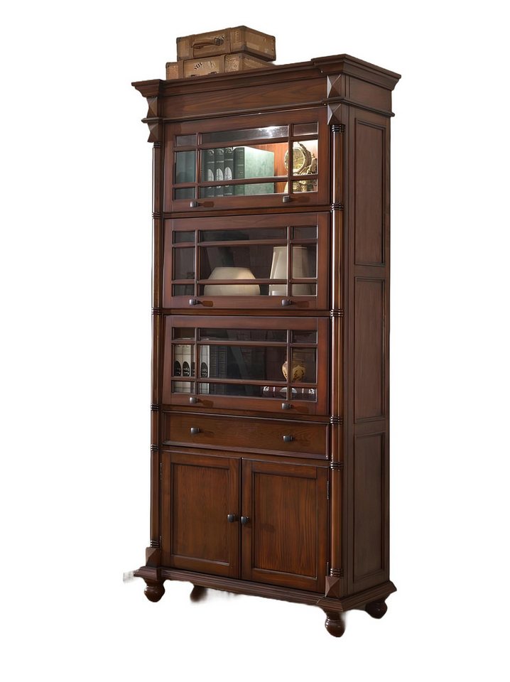 JVmoebel Vitrine Klassische Schrank Bücherschrank Bücherregal Vitrinenschrank Made in Europa von JVmoebel